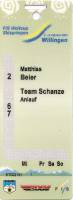 Mattes Weltcup-Akkreditierung 